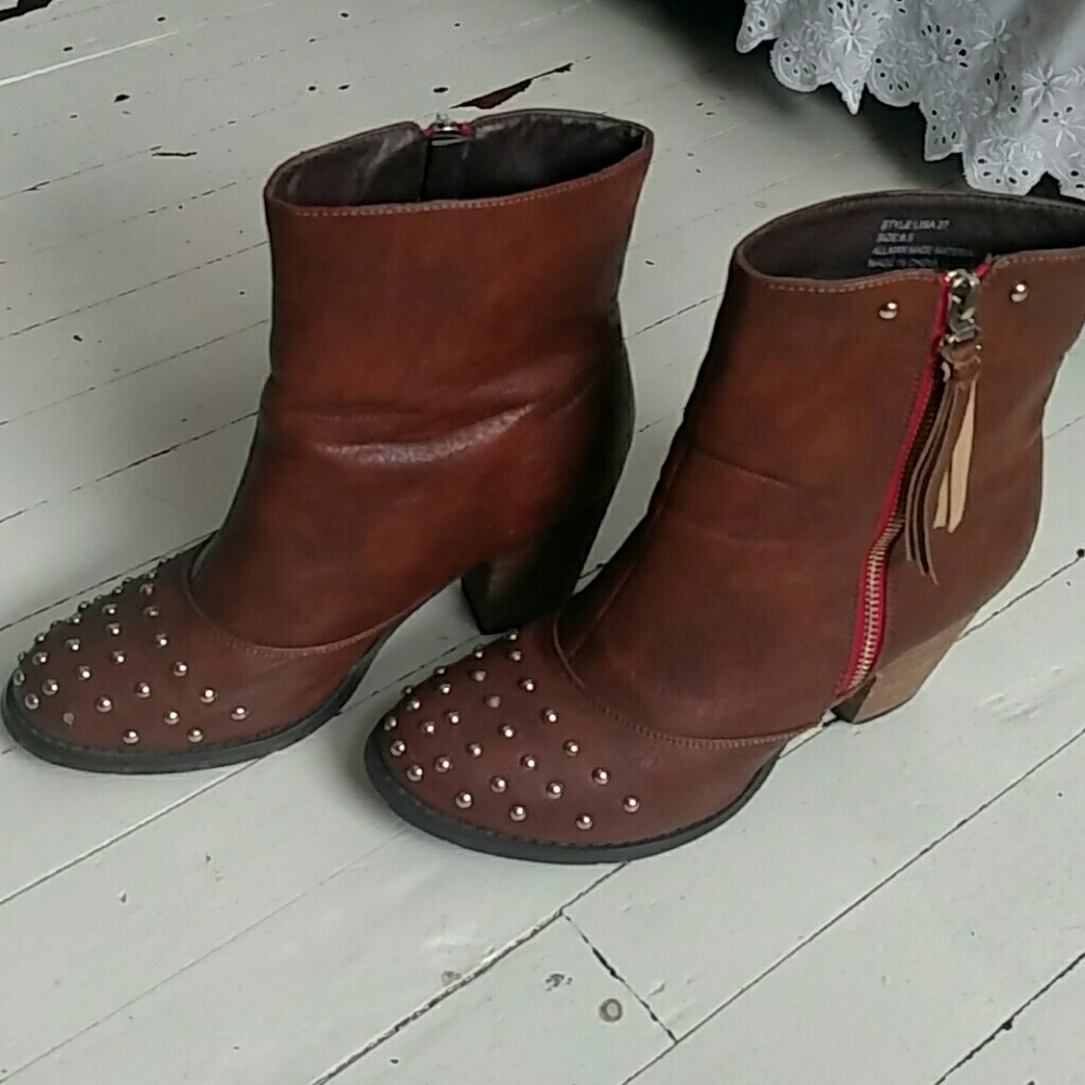 Vanity studded booties